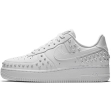 Nike Air Force 1 '07  Xx Low Af1 ''star Studdet''  Leather Womens Sneaker Yıldız Perçinli Hakiki Deri Kadın Günlük Spor Ayakkabı Beyaz
