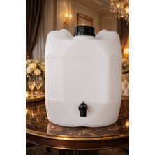 Feyza Design 30 Litre Kapaklı Kaliteli Bidon, Sağlam ve Dayanıklı Su Tankı
