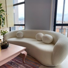 Edsy Home Fasulye Teddy Koltuk 3'lü Kanepe