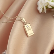 Ay Mücevher 14 Ayar Altın Singapur Zincir Külçe Kolye 2.25 gr – Işıklı Kutulu & Garanti Belgeli