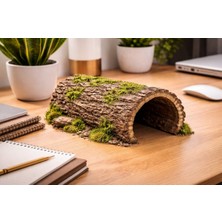 Teraryum Kütük Mağara – Sürüngen Saklanma & Dekor Alanı