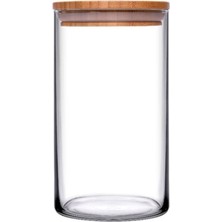 Feyza Design Şık ve Doğal Bambu Kavanoz, Sağlıklı Saklama Çözümleri