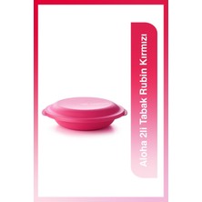 Feyza Design Aloha Serisi Saklama ve Sunum Seti Rubin Kırmızı, Şık ve Kullanışlı Tasarım