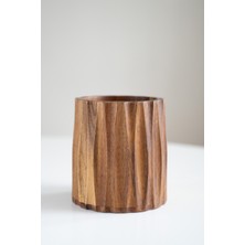 Feyza Design Modern ve Şık Akasya Curve Kaşıklık, Mutfaklarınızın Vazgeçilmezi