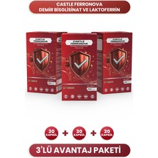 Castle Ferronova Demir Bisglisinat ve Laktoferrin Içeren Takviye Gıda