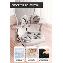 Relaxus Ergonomik ve Ortopedik Bel Destekli Oturma Minderi Postür Düzeltici Iş Ev ve Araç Kaymaz Sırt ve Koltuk Yastığı