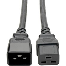 Vesamax C19 To C20 Enerji Kablosu – 3x1.5 Mm² – 2 Metre – Halogen Free (Lszh) – Ups / Pdu Uyumlu