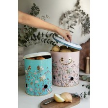 Feyza Design Metal Sebze Kovası 2'li Set, Dayanıklı ve Şık Tasarım