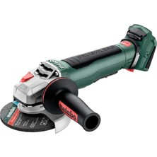 Metabo Wpb 18 Lt Bl 11-125 Quıck Akülü Avuç Taşlama, Pedal Tipi Şalter, Disk Fren Sistemi, Kömürsüz Motor, 1.100 Watt Muadili - 613059840 (Akü & Şarj Cihazı Hariç)