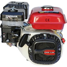 Goldmoto 6.5 Hp Ipli Krank Mili Kamalı Benzinli Motor GM200