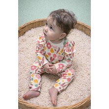 Leona Baby Çiçekli Kız Bebek Takım