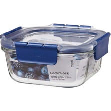 Feyza Design Mavi Locknlock Top Class Kare Fırın ve Saklama Kabı 750 ml