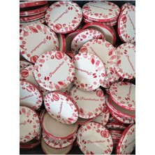 Feyza Design Karışık Desenli Konserve Kavanoz Kapağı 100 Adet, Dayanıklı ve Şık Tasarım