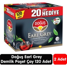Doğuş Earl Grey Demlik Çay 120 Adet 2 Paket