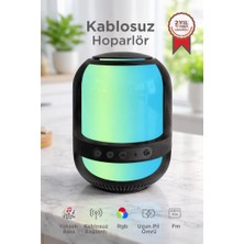 Torima Bluetooth Hoparlör Kablosuz Taşınabilir Rgb Işıklı Tws Speaker GTS-2149 Siyah