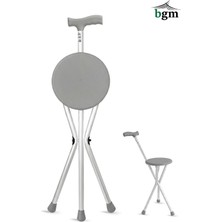 BGM Oturaklı Baston Katlanabilir Oturaklı Yürüyüş Bastonu Yüksek Kalite Oturaklı Baston