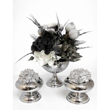 Maviessa Gümüş Eva Aranjman Set