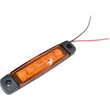 Genel Parmak LED Turuncu 6 Ledli 1 Adet