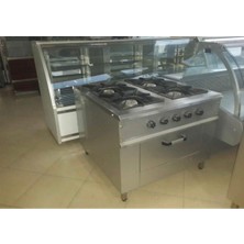 4 Lü Kuzine Gazlı ve Lpg Li 80X80X85