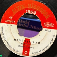 Plakantik Mavi Işıklar - Helvacı / Kanamam | 1965 Altın Mikrofon Baskısı (H-005)