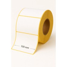 Termal Barkod Etiketi | 100X100 mm | 500 Sarım | 1 Rulo