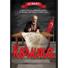 12 Mart Istiklal Marşının Kabulü, Okul Etkinlik,fotoğraf Çekimi,kumaş Arka Fon 200X250 Ekleme Dikişli