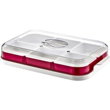 Feyza Design 6 Parça Kapaklı Kahvaltılık Seti, Şık ve Kullanışlı Tasarım