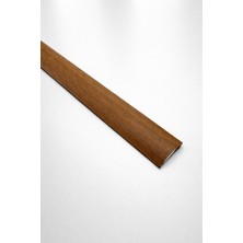 Pasha Dekor Alüminyum Ceviz Kapı Eşik Profili Parke Kapı Altı Çıtası Yapışkanlı 90 cm