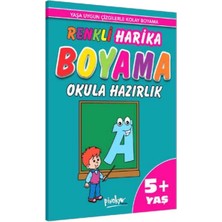 Pinokyo Yayınları Renkli Harika Boyama Okula Hazırlık (5+Yaş)