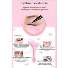 Özgürce Çok Yönlü Eyeliner, Ruj ve Maskara Çekme Aparatı, Pratik ve Şık Kullanım