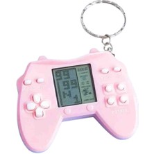 Pilli Mini Oyun Konsolu Atari Anahtarliklı Tetris 6x5 cm