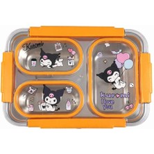 Feyza Design Çok Bölmeli Paslanmaz Çelik Sızdırmaz Yemek Kabı, Sağlıklı ve Pratik Kullanım