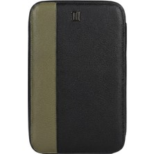 Jlubertine Monaco Haki Yeşil-Siyah Deri Puro Taşıma Çantası