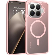 M.TK Moveteck Xiaomi Mi 15T Pro Kılıf Kamera Çıkıntılı Magsafe Şarj Destekli Hassas Tuşlu Yumuşak Kenarlı Mat Flet Kapak