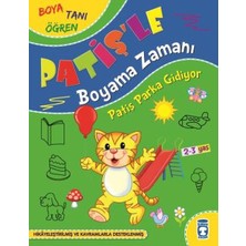 Timaş Çocuk Timaş Eğitici Patiş Parka Gidiyor - Patişle Boyama Zamanı 2-3 Yaş İçin Motor Becerileri Geliştirici