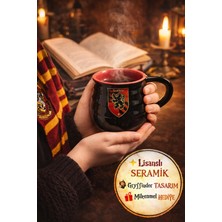 Toyfest Harry Potter Gryffindor Kazan Kupa | Hogwarts Wizarding World Lisanslı Seramik Mug 372 G | Hediye Ev