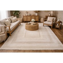 Hoom Rugs Marsilya HL410 Cream D.beige Modern Salon Halısı