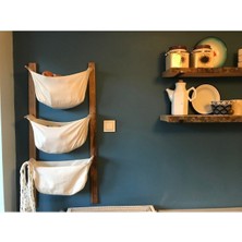 Feyza Design Çok Amaçlı Ahşap Sebzelik, Mutfak ve Banyo Düzenleyici 100X45