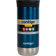 Contigo Lacivert Termos 470 ml Paslanmaz Çelik Termal Kupa Güçlü Sıcaklık Koruma Özelliği