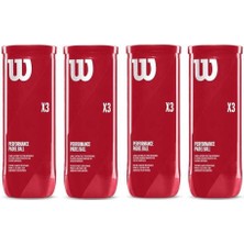 Tecnifibre Wilson Performance 3'lü 4 Kutu Padel Topu