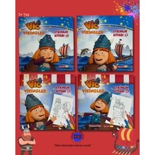 Vikingler Etkinlik Kitabı 4'lü Set