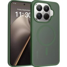 M.TK Moveteck Xiaomi Mi 15T Pro Kılıf Kamera Çıkıntılı Magsafe Şarj Destekli Hassas Tuşlu Yumuşak Kenarlı Mat Flet Kapak