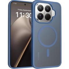 M.TK Moveteck Xiaomi Mi 15T Pro Kılıf Kamera Çıkıntılı Magsafe Şarj Destekli Hassas Tuşlu Yumuşak Kenarlı Mat Flet Kapak