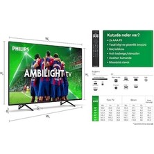 Philips 43PUS8309 4K Ultra Hd 43" 109 Ekran Uydu Alıcılı Smart LED Tv - Outlet