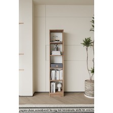 Gani Home Linea Slim Kitaplık 5 Raflı