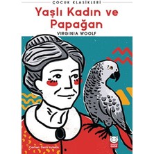 Kırmızı Kedi Çocuk Yaşlı Kadın ve Papağan