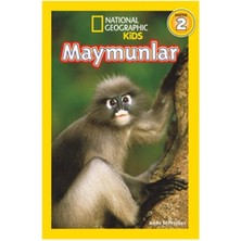 Beta Kids National Geographic Kids - Maymunlar Eğitici Kitap 32 Sayfa Karton Kapak Çocuklara Özel
