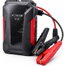 Castu 4'ü Bir Arada Akü Şarj Cihazı 18000 Mah Güç + LED Fener + Lastik Şişirme + Power Bank + Akü Takviye