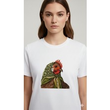 Horoz Figürlü Pamuklu Tişört