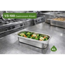 Net Çelik Gastronom Küvet Gn 1/3-100